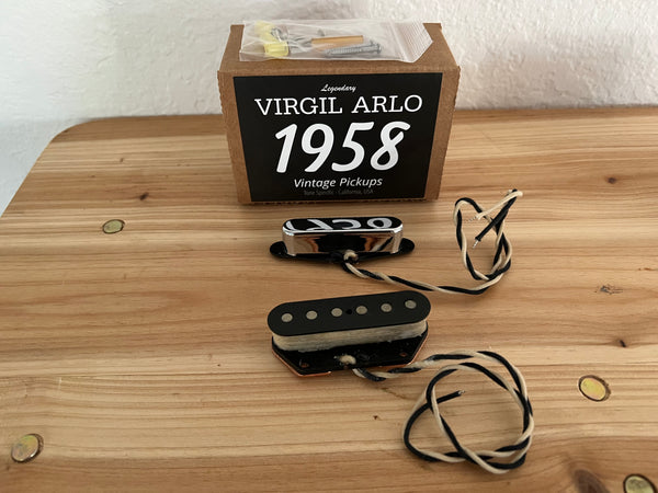 1958 Virgil Arlo Telecaster Black Label. Jimmy Page Tele Tone. *Pre-Owned*
