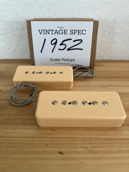 1952 Vintage Spec P90 - Best P-90 Pickup set for Gibson Les Paul Goldtop