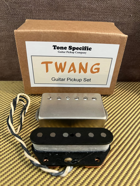 58/52 Twang Tele Set w/PAF Neck. Best Humbucker Tele Set for Classic Tones.