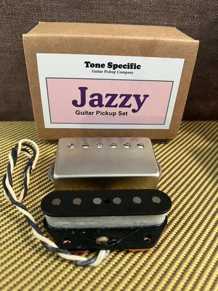 57/51 Jazzy Tele Set w/PAF Neck. Best Humbucker Tele Set for Jazz Tone.