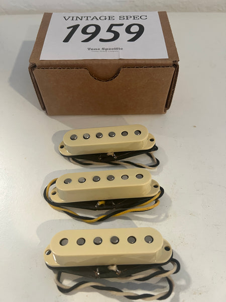 Vintage Spec 1959 Strat Pickups - SRV Year - 50% OFF