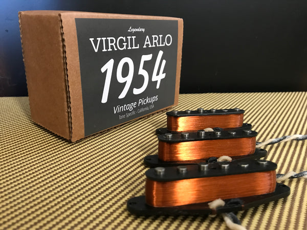 1954 Virgil Arlo Strat Pickups - Black Label Reissue