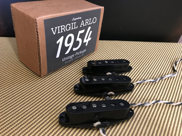 1954 Virgil Arlo Strat Pickups - Black Label Reissue