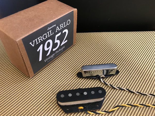 1952 Virgil Arlo Tele Pickups - Black Label Reissue