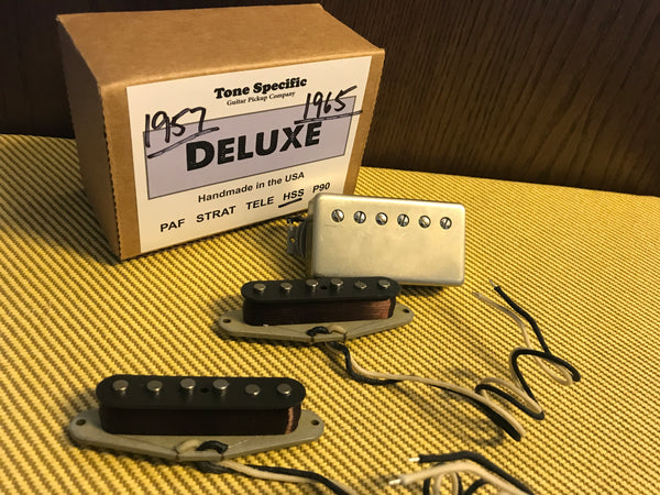 Deluxe HSS Pickups - 57/65 Set - Best HSS Pickups for Strat.