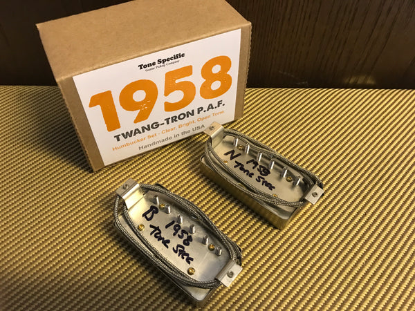 1958 Twang-Tron - Best P.A.F. Humbucker Set for Clean, Clear, Precise Tone.